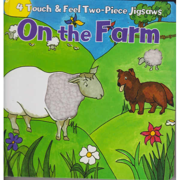 4Touch and feel 2 piece jigsaws -On the Farm