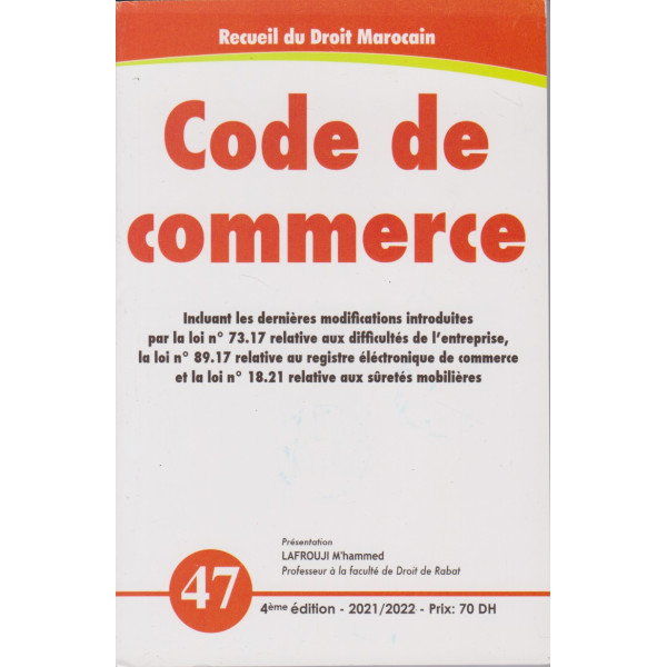 Code de commerce N° 47-2022