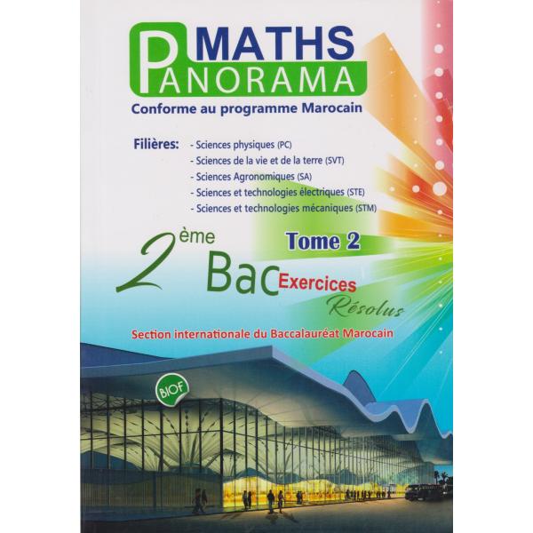 Panorama maths 2 Bac T2 SX 2017
