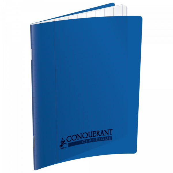 Cahier 192P 17*22 70G POLY GC Bleu Conquérant