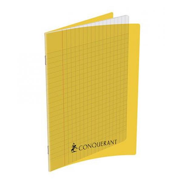 Cahier 192P 17*22 70G POLY GC Jaune Conquérant