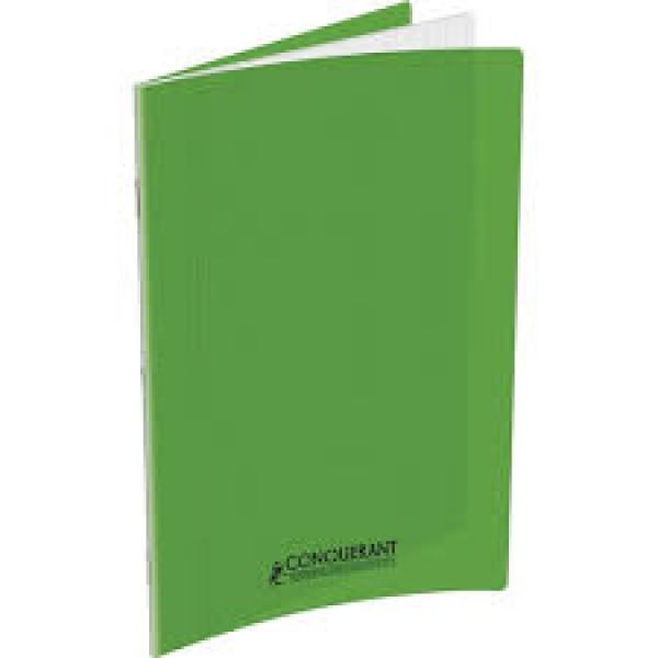 Cahier 140P 24*32 90G POLY GC Vert Conquérant