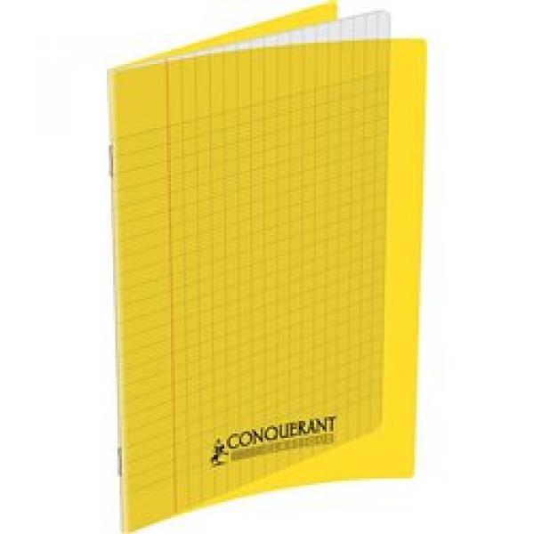 Cahier 140P 24*32 90G POLY GC Jaune Conquérant