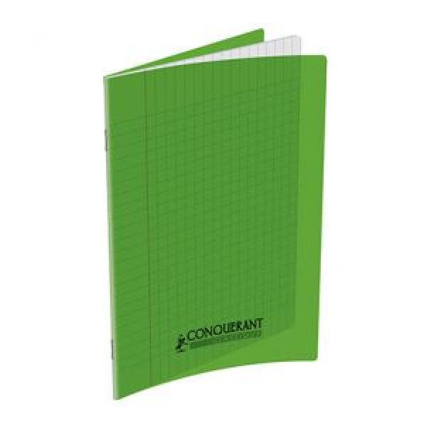 Cahier 140P 17*22 90G POLY GC Vert Conquérant