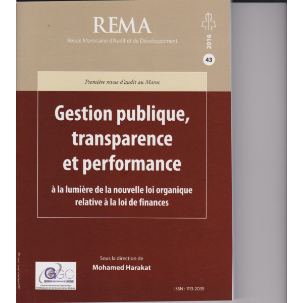 Gestion publique transparence et performance