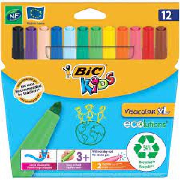 Feutres de coloriage Bic Visacolor XL P12