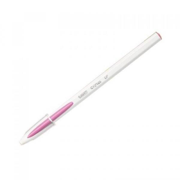 Stylo bille Bic cristal up Rose