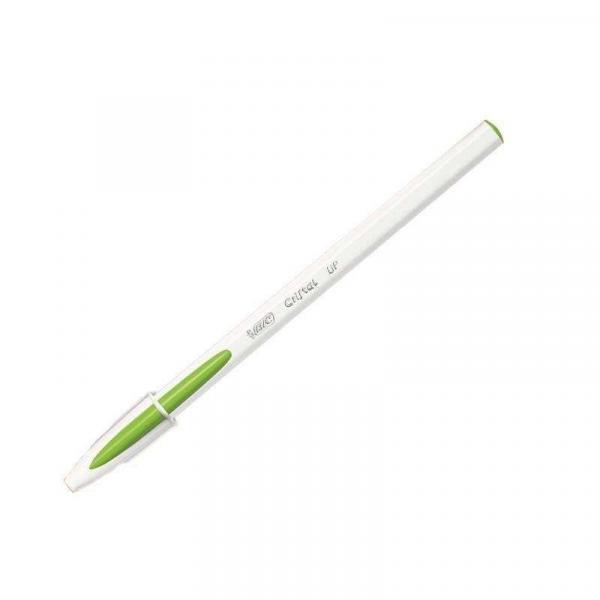 Stylo bille Bic cristal up Vert clair