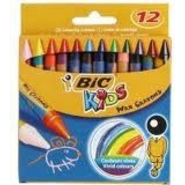 Crayons de cire Bic Kids P12