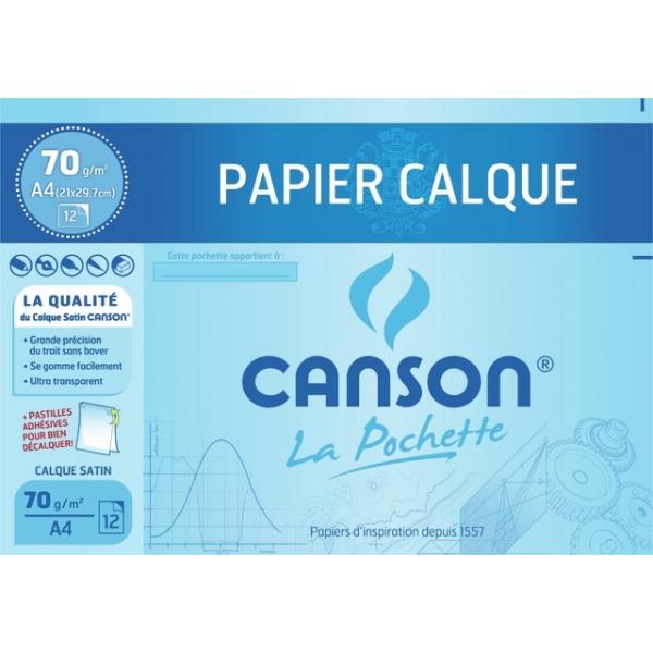 P. papier Calque satin 12F A4