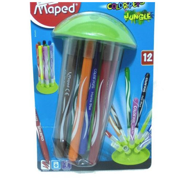 12 Feutres Jungle ref 845445