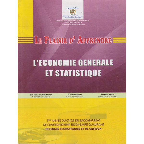 Le plaisir d'appr l'éco général sta.1er bac