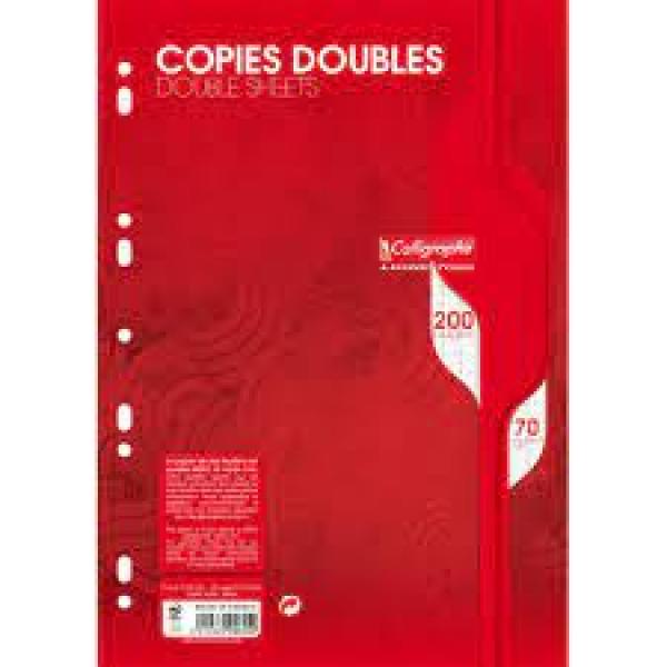 Copies doubles séyès Calligraphe A4 90G 200P Blanc