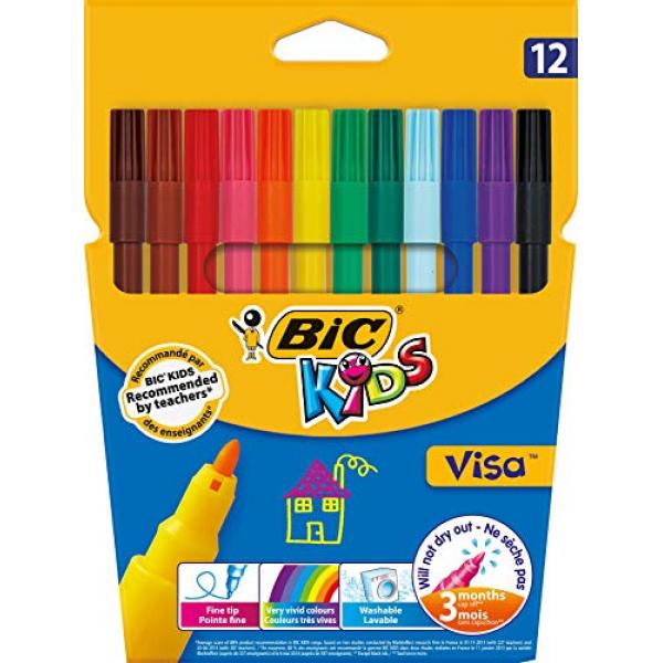 Feutres de coloriage Bic Visa P12