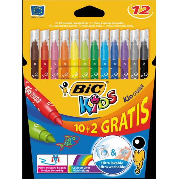 Feutres couleur Bic Kids P12