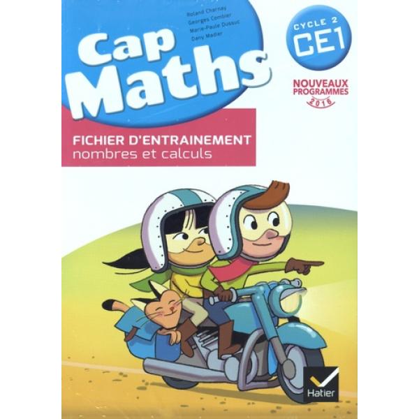 Cap maths CE1 fichier d'entrainement 2016 Pack