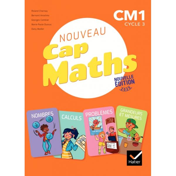 Cap maths CM1 cycle 3 2020 +cahier de géométrie +dico maths