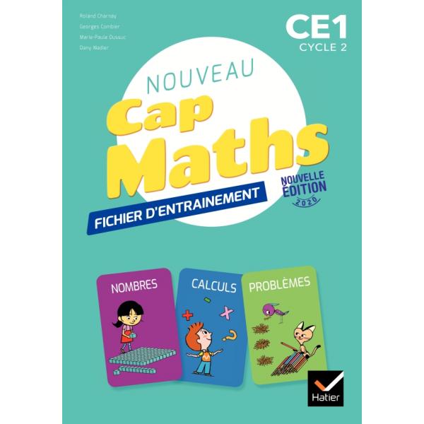 Cap maths CE1 fichier d'entrainement et cahier de géométrie 2020 Pack