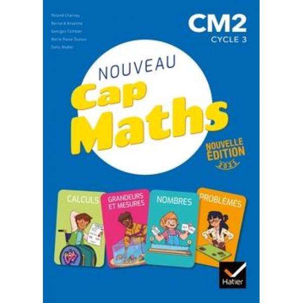 Cap maths CM2 livre+CA géométrie+Dico maths 2021