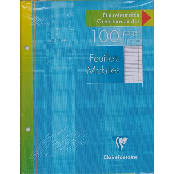 Feuilles mobiles 5*5 Clairefontaine 17*22 90G 100P