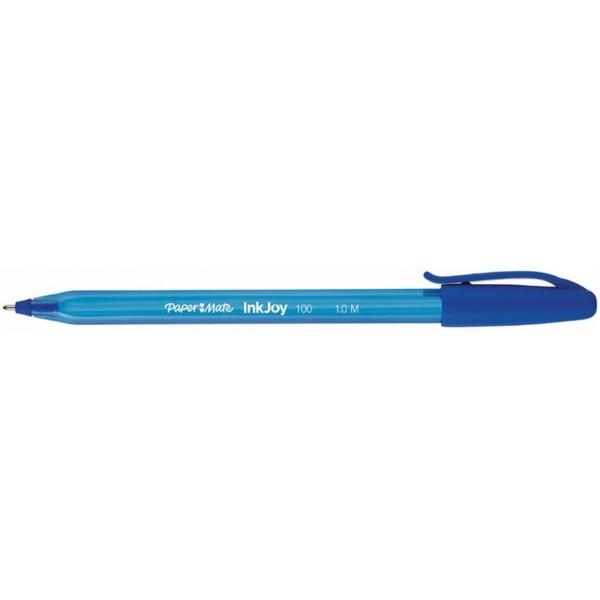 Stylo bille inkjoy 100 Bleu so 957130