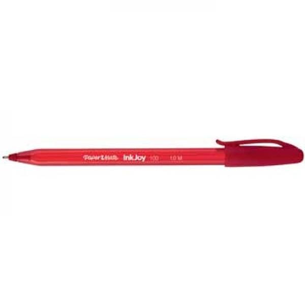 Stylo bille inkjoy 100 rouge