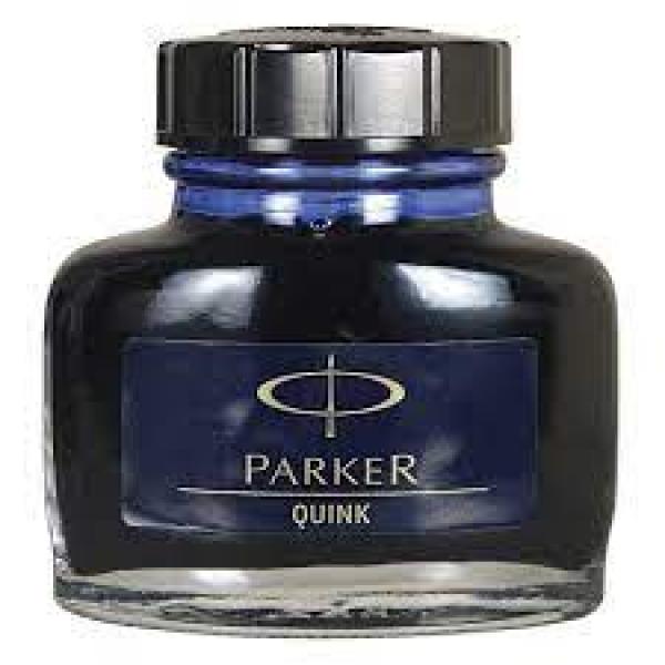 Parker encrier en verre bleu SO37470/50376
