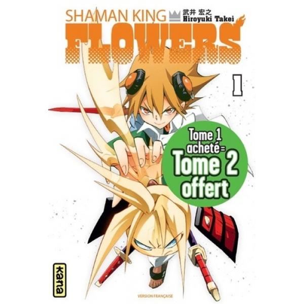 Pack Shaman King Flowers T1 +T2 offert 
