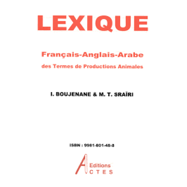 Lexique Fr /Ang / Arabe