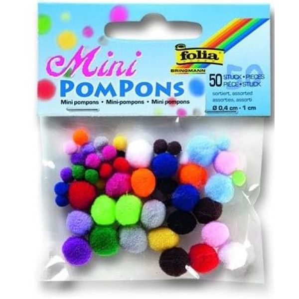 folia Mini pompons 50 pièces 