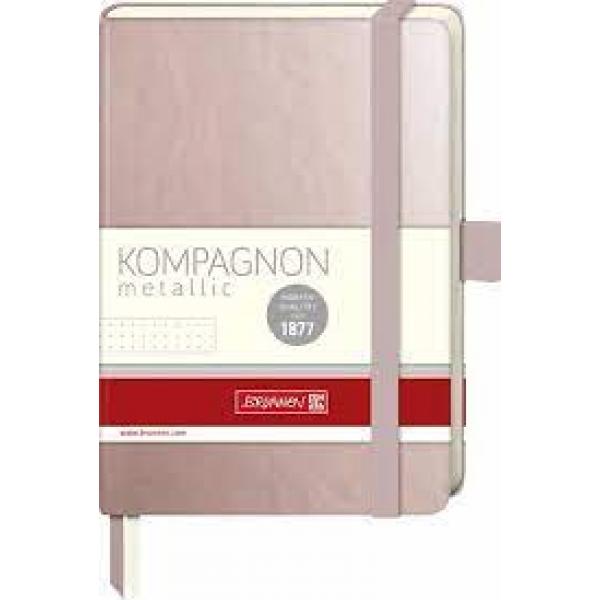 Carnet de note A6 80gr pointillé rose métallique 10-5553893