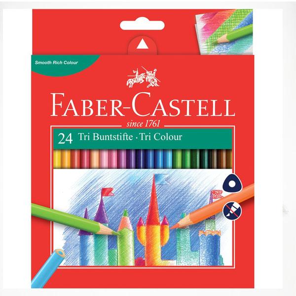 24 crayons couleur Tri-Grip 115855