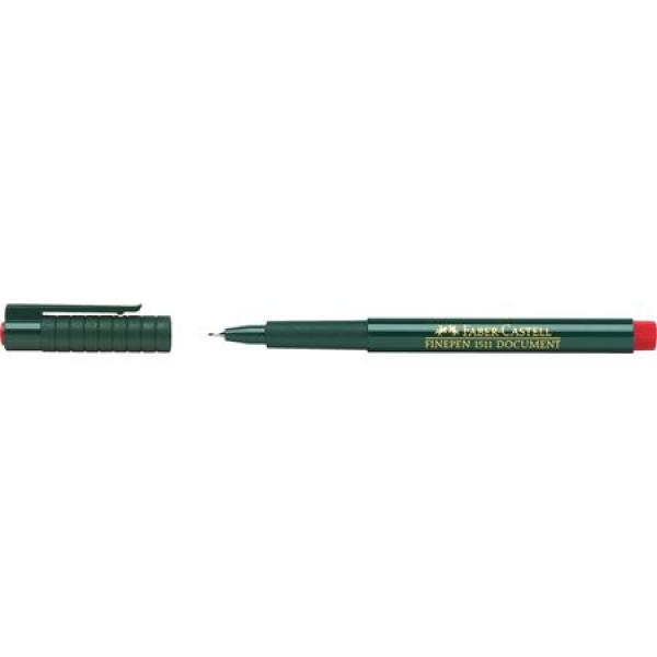 Stylo feutre pointe fine rouge 151121