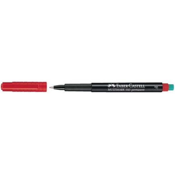 Marqueur permanent rouge F Faber-Castell 152321