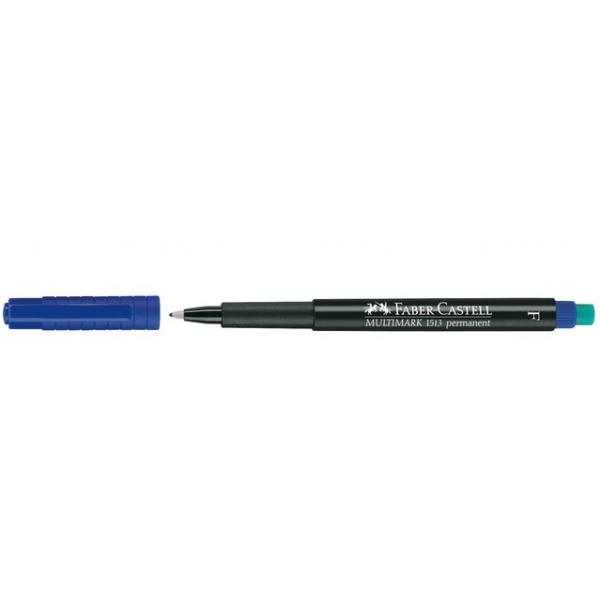 Marqueur permanent bleu F Faber-Castell 1513