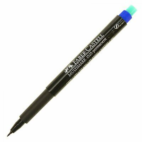 Marqueur permanent bleu S Faber-Castell 1523