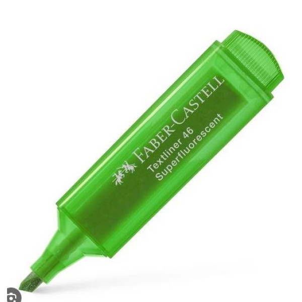 Marqueur Fluo vert Faber-Castell 15 46 63