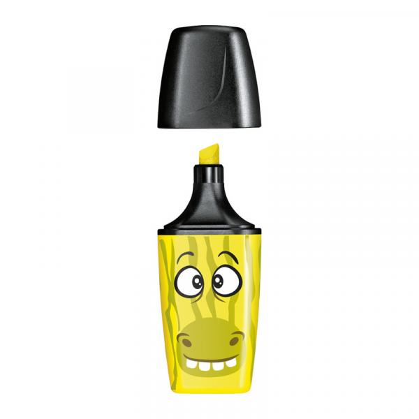 Marqueur Fluo jaune Stabilo Boss mini funnimals 07/24-6