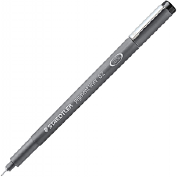 Stylo fineliner 0.2 mm noir 308 02-9