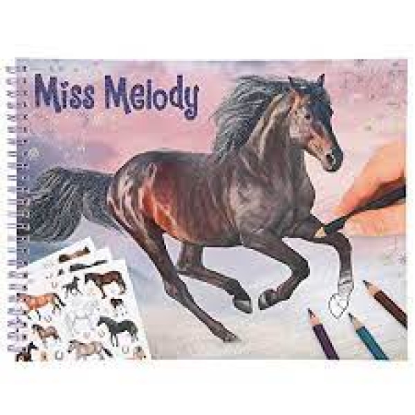 Miss Melody Horse Colouring Book