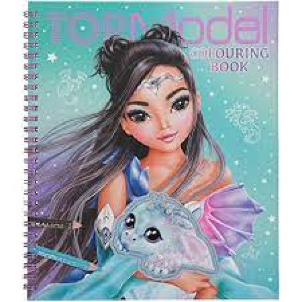 TOP Model album a colorier dragon love TM