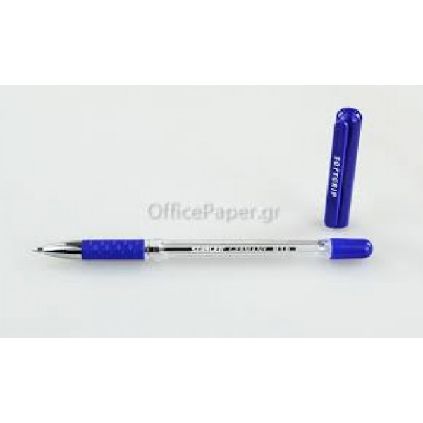 Stylo Bille Soft Grip  Bleu