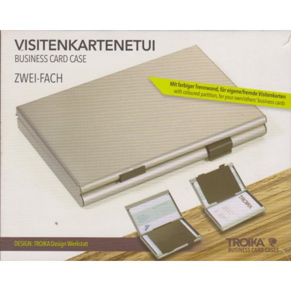 Etui cartes visite Troika CDC36/BK