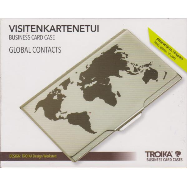 Etui cartes visite Troika CDC15-02/BK/T