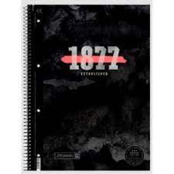 Cahier 160P A4 70G SP Fluo Noir Brunnen