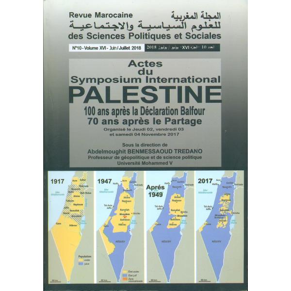 Revue marocaine des sciences politiques et sociales N10 Vol16 Palestine actes du symposium international 