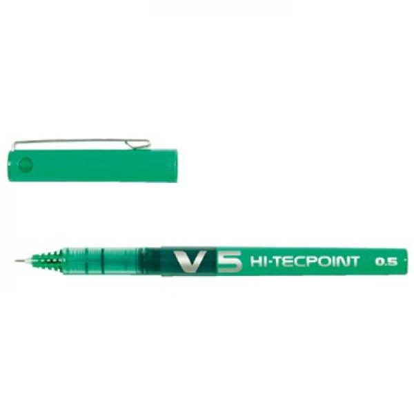 Stylo Hi-techpoint V5 vert 