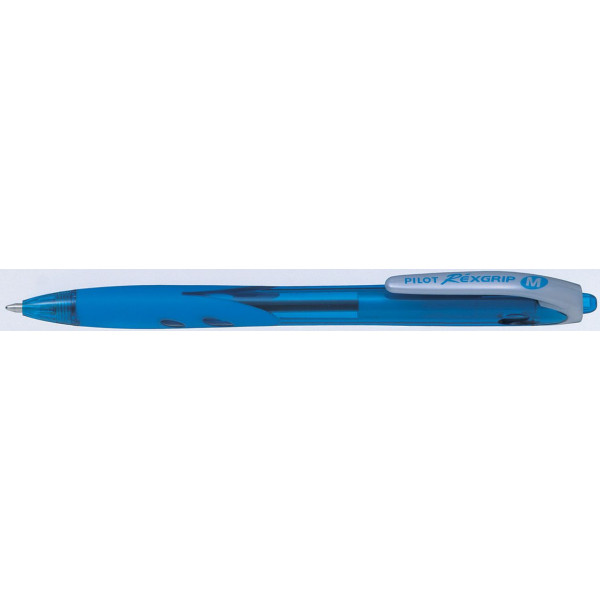 Stylo pilot Réxgrip bille moyen turquoise BPRG-10R-M-LB