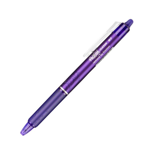 Stylo pilot Frixion ball 0.7 violet BLRT-FR7-V Clicker