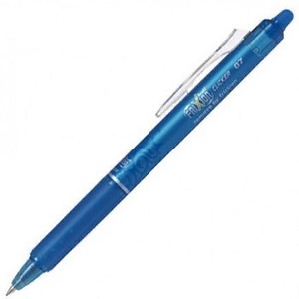 Stylo pilot Frixion ball 0.7 bleu ciel BLRT-FR7-BL Clicker